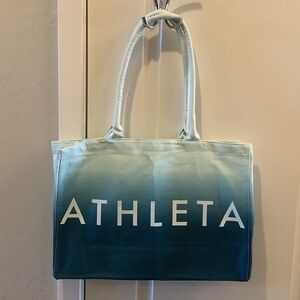 Athleta NEVER USED Gradient Blue Tote